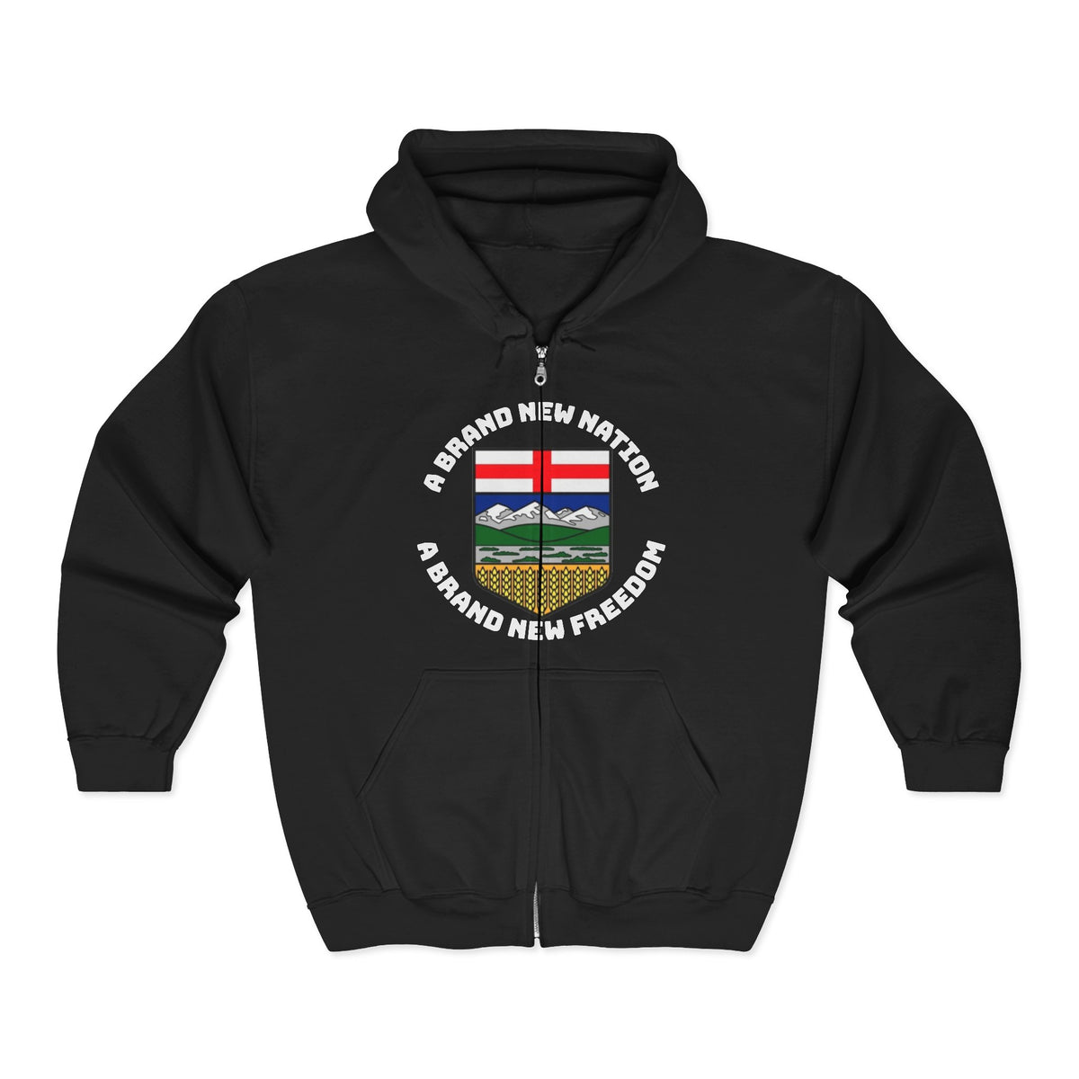 Alberta Independence Zip-Up Hoodie