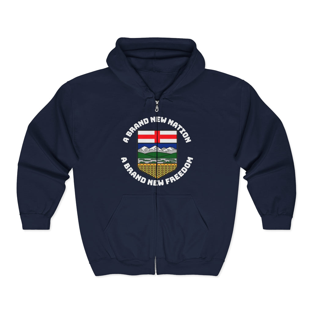 Alberta Independence Zip-Up Hoodie