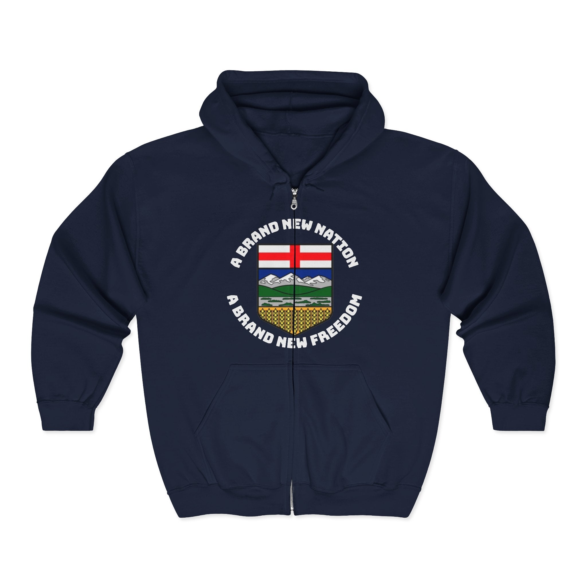 Alberta Independence Zip-Up Hoodie