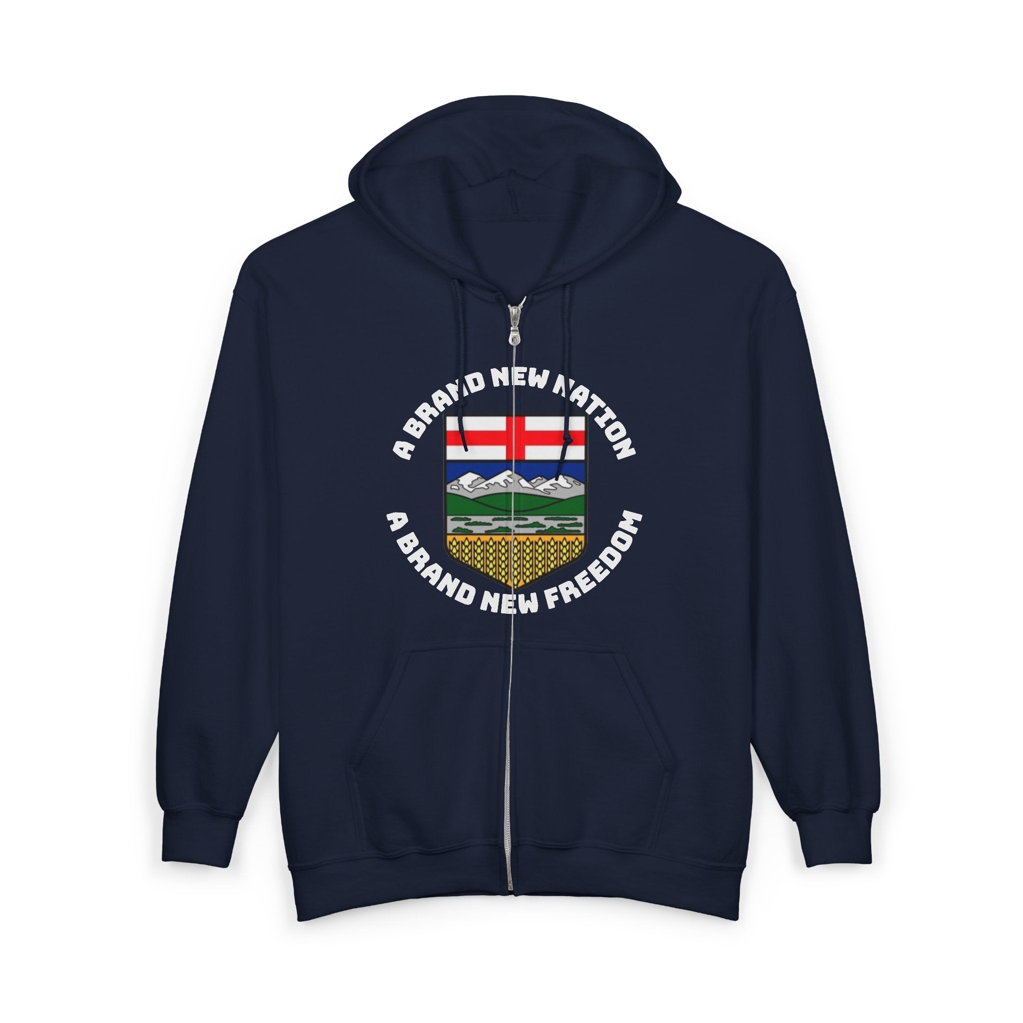 Alberta Independence Zip-Up Hoodie
